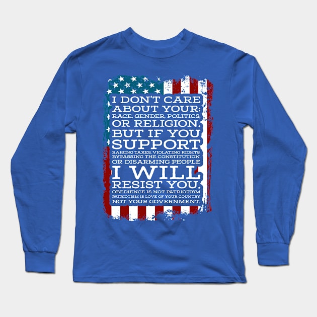 Get This Straight, Don't Tread On Me Long Sleeve T-Shirt by veerkun